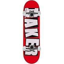 Amazon | Baker スケートボード アセンブリ ブランドロゴ レッド